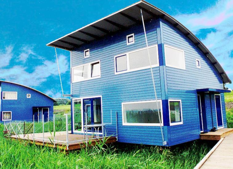 6 Pers. Waterfront Home Seeblick, Equipped Stilt House On The Water Anjum Exterior foto